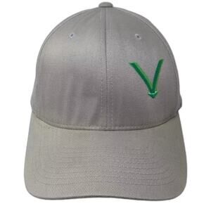Flexfit Baseball Cap Gray Green XL Fitted Beyond the Limits Embroidered Hat